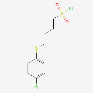 4-[(4-Chlorophenyl)sulfanyl]butane-1-sulfonyl chloride