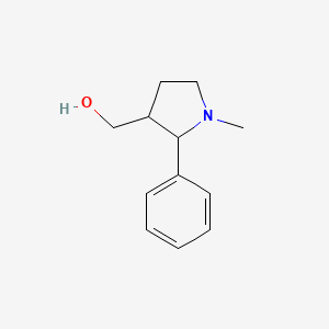 (1-Methyl-2-phenylpyrrolidin-3-yl)methanol