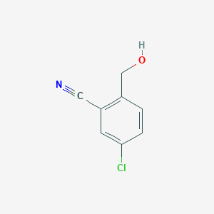molecular formula C8H6ClNO B1459202 5-Chloro-2-(hydroxymethyl)benzonitrile CAS No. 1261759-50-5