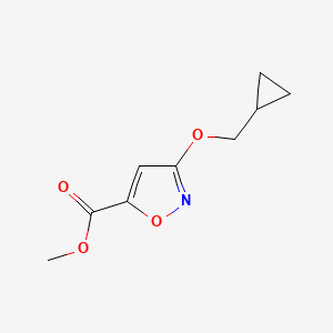 Methyl 3-(cyclopropylmethoxy)isoxazole-5-carboxylate