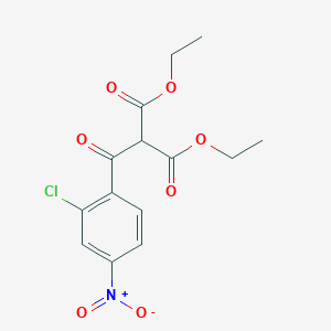 1,3-Diethyl 2-(2-chloro-4-nitrobenzoyl)propanedioate