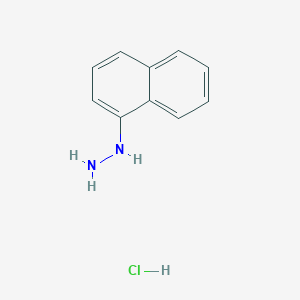 molecular formula C10H11ClN2 B145922 1-Naphthylhydrazine hydrochloride CAS No. 2243-56-3