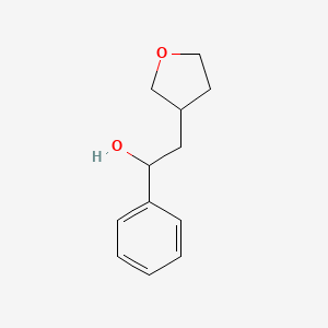 2-(Oxolan-3-yl)-1-phenylethan-1-ol