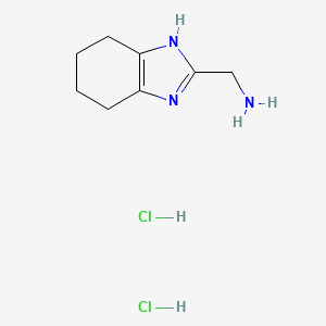 (4,5,6,7-tetrahydro-1H-benzimidazol-2-ylmethyl)amine dihydrochloride