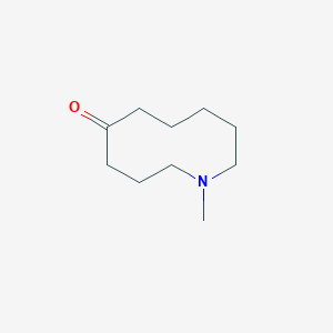 molecular formula C10H19NO B14592314 1-Methylazecan-5-one CAS No. 61546-92-7