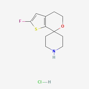 2'-Fluoro-4',5'-dihydrospiro[piperidine-4,7'-thieno[2,3-c]pyran] hydrochloride