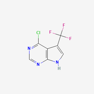 4-Chloro-5-(trifluoromethyl)-7H-pyrrolo[2,3-D]pyrimidine