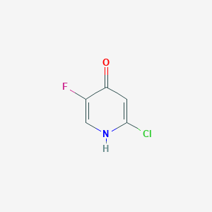 molecular formula C5H3ClFNO B1459237 2-Chloro-5-fluoropyridin-4-OL CAS No. 1196153-96-4