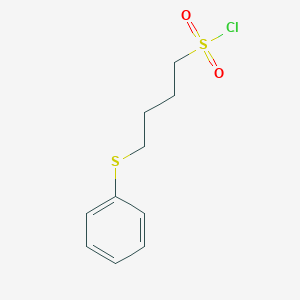 4-(Phenylsulfanyl)butane-1-sulfonyl chloride