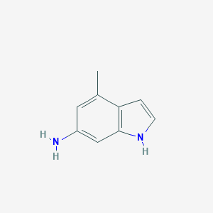 molecular formula C9H10N2 B145924 4-Methyl-1H-indol-6-amine CAS No. 139121-40-7
