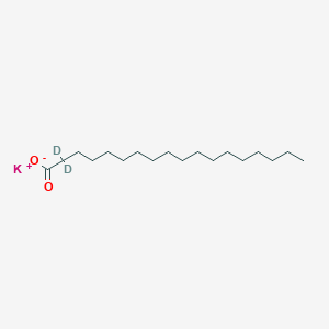 molecular formula C18H35KO2 B1459247 Potassium octadecanoate-2,2-D2 CAS No. 352438-86-9
