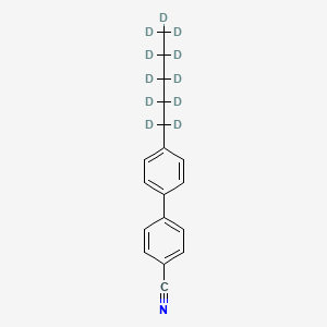 molecular formula C18H19N B1459251 4-Cyano-4'-pentyl-D11-diphenyl 