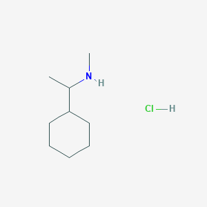 (1-Cyclohexylethyl)(methyl)amine hydrochloride