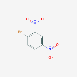 molecular formula C6H3BrN2O4 B145926 1-Bromo-2,4-dinitrobenzene CAS No. 584-48-5