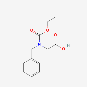 molecular formula C13H15NO4 B1459264 (Allyloxycarbonylbenzylamino)-acetic acid CAS No. 1796479-31-6