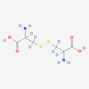 molecular formula C6H12N2O4S2 B1459269 DL-Cystine-d6 
