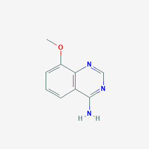 molecular formula C9H9N3O B1459271 4-Quinazolinamine, 8-methoxy- CAS No. 857202-89-2