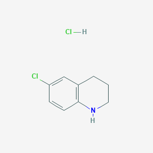 molecular formula C9H11Cl2N B1459275 6-Chloro-1,2,3,4-tetrahydroquinoline hydrochloride CAS No. 1803589-87-8