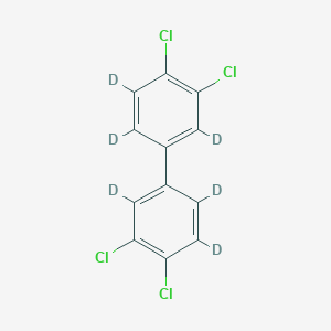 molecular formula C12H6Cl4 B1459277 3,3',4,4'-四氯联苯-D6 CAS No. 93952-23-9