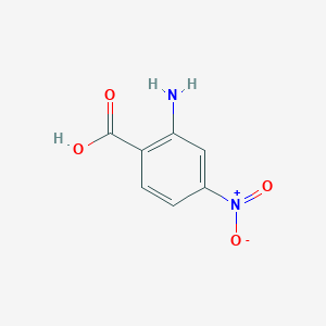 molecular formula C7H6N2O4 B145930 2-氨基-4-硝基苯甲酸 CAS No. 619-17-0