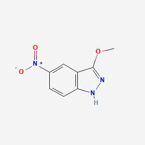 molecular formula C8H7N3O3 B1459313 3-Methoxy-5-nitro-1H-indazole CAS No. 1118574-49-4