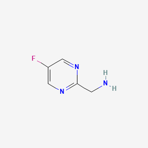 molecular formula C5H6FN3 B1459314 (5-Fluoropyrimidin-2-YL)methanamine CAS No. 1196155-99-3