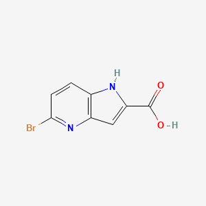 5-Bromo-1H-pyrrolo[3,2-B]pyridine-2-carboxylic acid