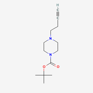 Tert-butyl 4-(but-3-YN-1-YL)piperazine-1-carboxylate