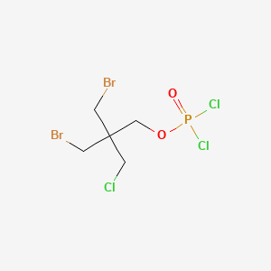 molecular formula C5H8Br2Cl3O2P B14593270 Phosphorodichloridic acid, 3-bromo-2-(bromomethyl)-2-(chloromethyl)propyl ester CAS No. 61090-86-6