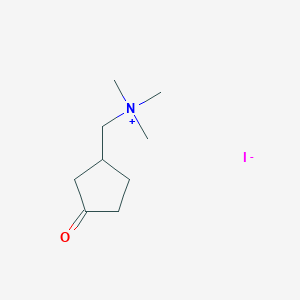 molecular formula C9H18INO B14593480 N,N,N-Trimethyl(3-oxocyclopentyl)methanaminium iodide CAS No. 61471-28-1
