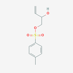 molecular formula C11H14O4S B145935 (+/-)-2-羟基-3-丁烯-1-基对甲苯磺酸酯 CAS No. 138332-13-5