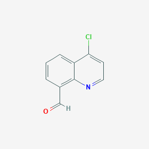molecular formula C10H6ClNO B1459359 4-Chloroquinoline-8-carbaldehyde CAS No. 1781473-10-6