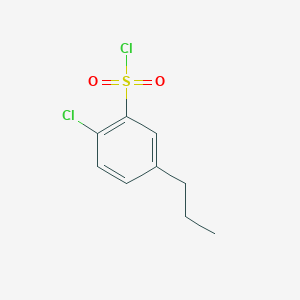 2-Chloro-5-propylbenzene-1-sulfonyl chloride