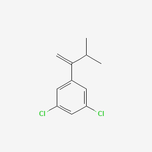 molecular formula C11H12Cl2 B1459372 1,3-Dichloro-5-(3-methylbut-1-en-2-yl)benzene CAS No. 864736-69-6
