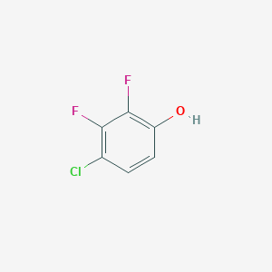 molecular formula C6H3ClF2O B1459376 4-Chloro-2,3-difluorophenol CAS No. 1261634-63-2
