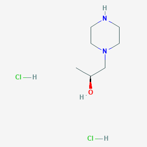 molecular formula C7H18Cl2N2O B1459378 (S)-1-(Piperazin-1-yl)propan-2-ol dihydrochloride CAS No. 954138-59-1