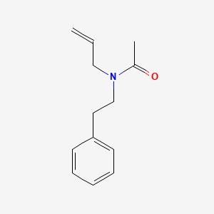 molecular formula C13H17NO B14593860 Acetamide, N-(2-phenylethyl)-N-2-propenyl- CAS No. 61357-18-4