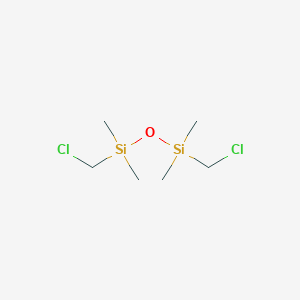 molecular formula C6H16Cl2OSi2 B145944 1,3-Bis(chloromethyl)-1,1,3,3-tetramethyldisiloxane CAS No. 2362-10-9