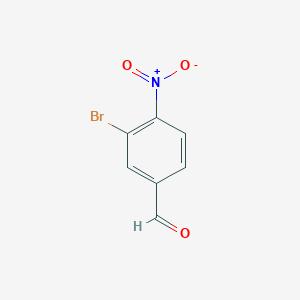 molecular formula C7H4BrNO3 B145946 3-溴-4-硝基苯甲醛 CAS No. 101682-68-2