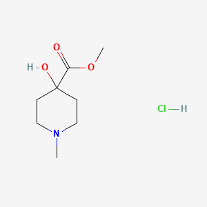 Methyl 4-hydroxy-1-methylpiperidine-4-carboxylate hydrochloride