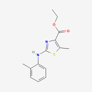 5-Methyl-2-o-tolylaminothiazole-4-carboxylic acid ethyl ester
