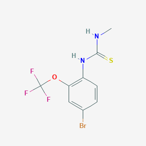 N-[4-Bromo-2-(trifluoromethoxy)phenyl]-N'-methylthiourea
