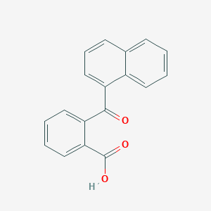 molecular formula C18H12O3 B145948 2-(1-Naphthoyl)benzoic acid CAS No. 5018-87-1