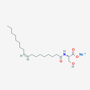 molecular formula C21H38NNaO4 B1459483 Sodium (S,Z)-3-hydroxy-2-oleamidopropanoate CAS No. 1246302-99-7