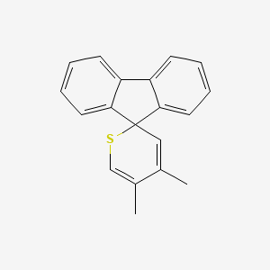 molecular formula C19H16S B14594916 Spiro[9H-fluorene-9,2'-[2H]thiopyran], 4',5'-dimethyl- CAS No. 61276-39-9
