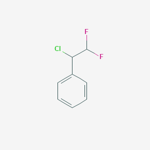 molecular formula C8H7ClF2 B1459494 (1-Chloro-2,2-difluoroethyl)benzene CAS No. 345-62-0