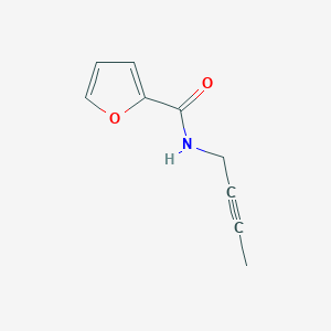 molecular formula C9H9NO2 B1459497 N-(but-2-yn-1-yl)furan-2-carboxamide CAS No. 1333470-23-7