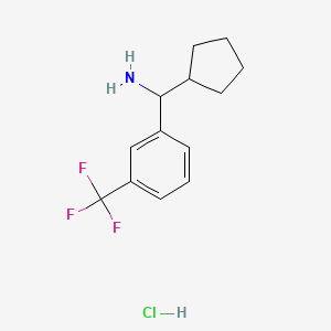 Cyclopentyl[3-(trifluoromethyl)phenyl]methanamine hydrochloride
