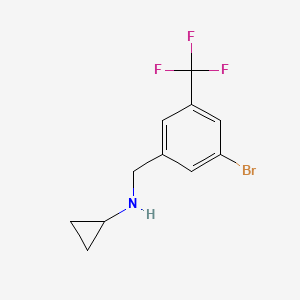 (3-Bromo-5-trifluoromethylbenzyl)-cyclopropylamine