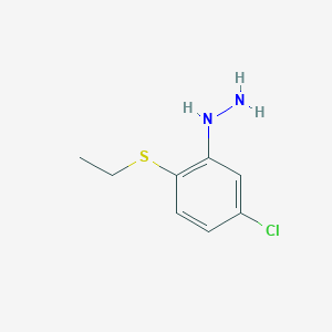 Hydrazine, [5-chloro-2-(ethylthio)phenyl]-